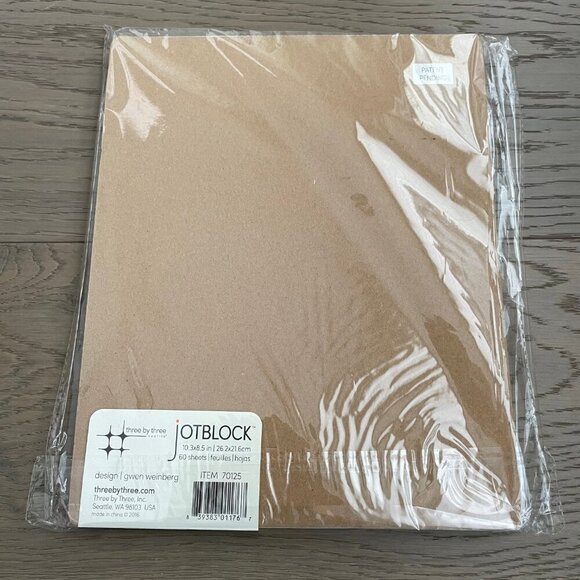 three by three JOTBLOCK Combo Planner 60 Weeks 10.3"x8.5" w Two Pens - Picture 6 of 7